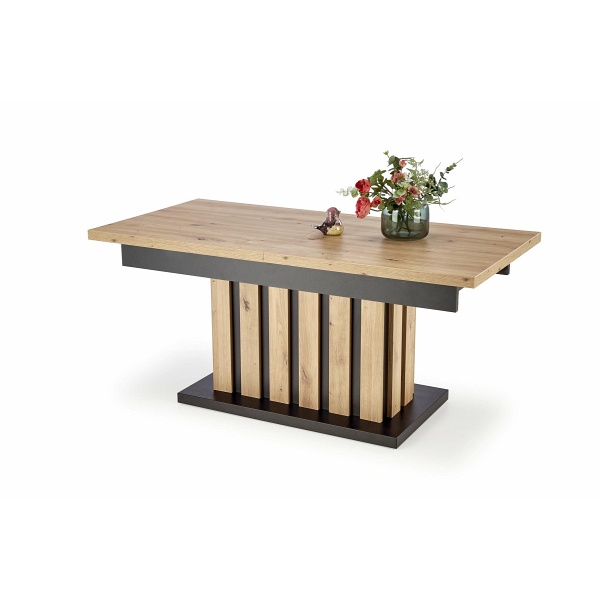 Ława BARETTI dąb artisan/czarny - Halmar