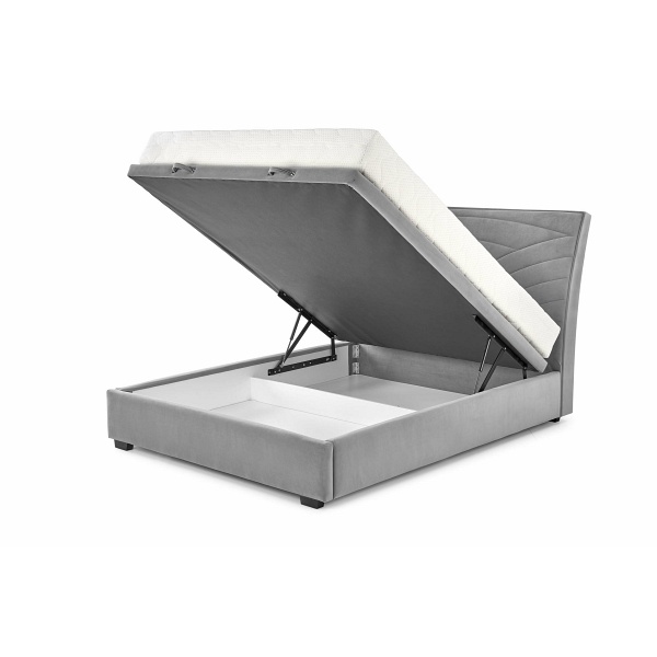 Łóżko CONTINENTAL 1 160 - popiel tap. Monolith 85 - Halmar