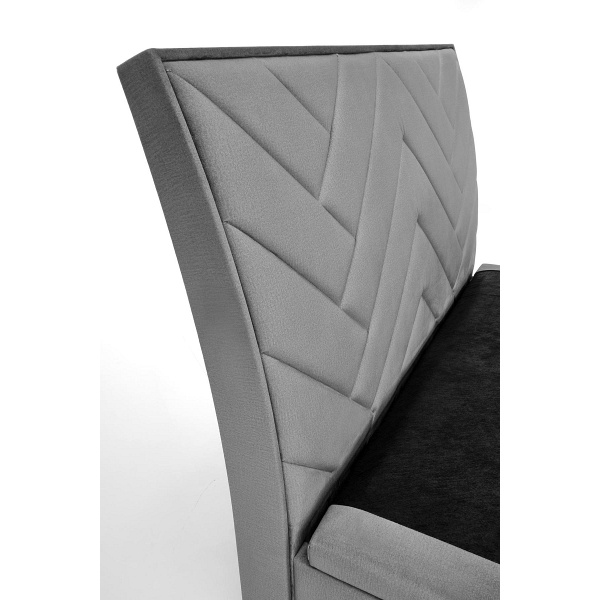 Łóżko CONTINENTAL 1 160 - popiel tap. Monolith 85 - Halmar