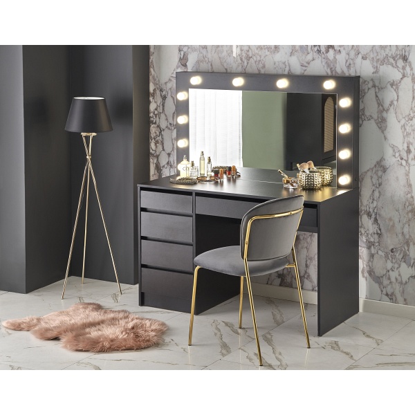 HOLLYWOOD XL toaletka czarny - Halmar