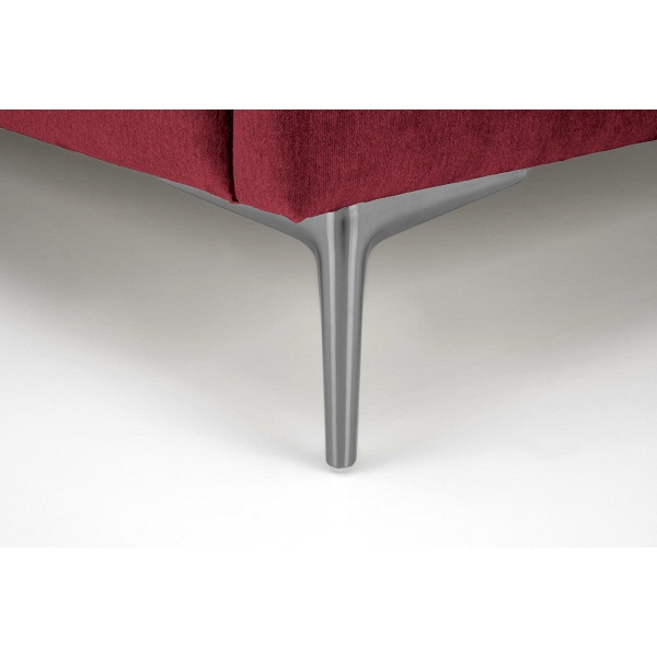 Łóżko MODULO korpus 160 - bordowy tap. Monolith 59 - Halmar
