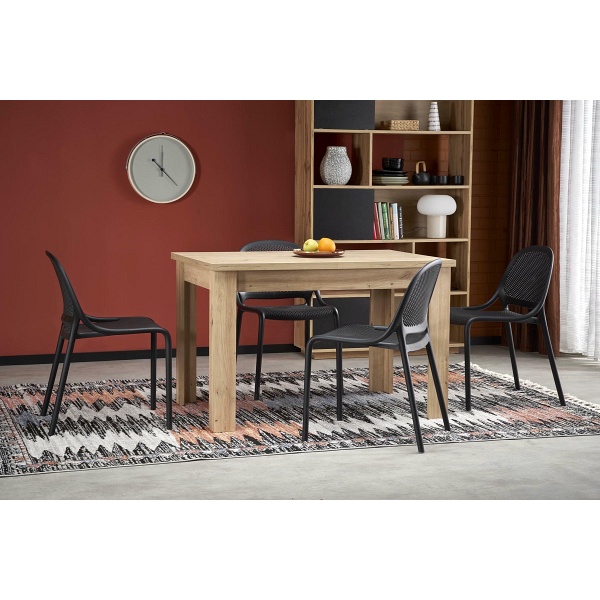 Stół BAGIO rozkładany 120-160/80 cm dąb artisan/dąb artisan - Halmar