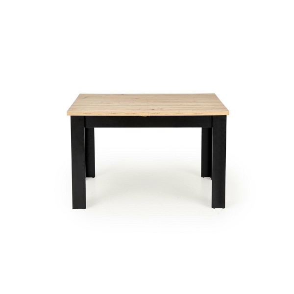 Stół BAGIO rozkładany 120-160/80 cm dąb artisan/czarny - Halmar