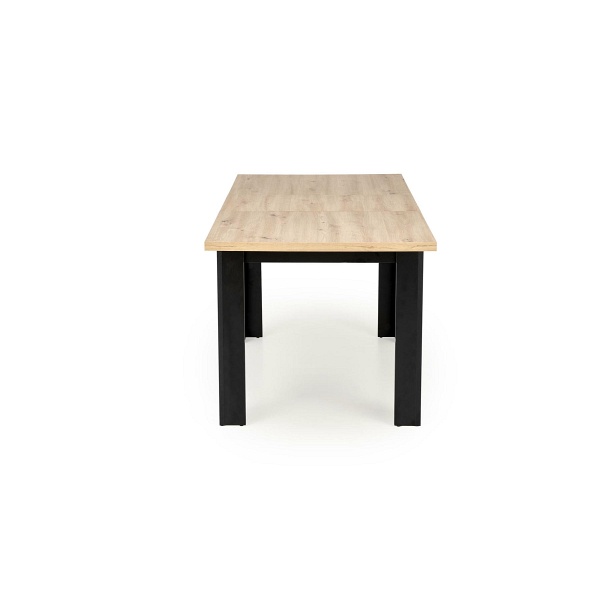 Stół BAGIO rozkładany 120-160/80 cm dąb artisan/czarny - Halmar