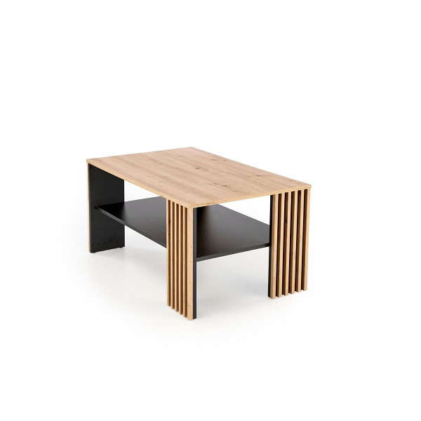 Ława FEMINA dąb artisan/czarny - Halmar