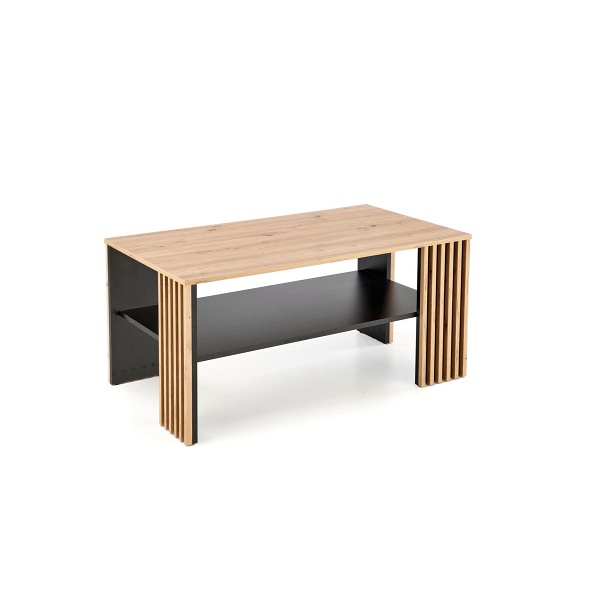 Ława FEMINA dąb artisan/czarny - Halmar