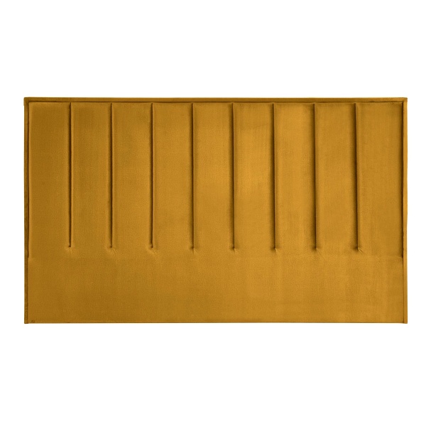 Łóżko MODULO W6 160 - wezgłowie musztardowy tap. Monolith 48 - Halmar