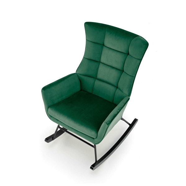 Fotel BAZALTO bujany c.zielony - Halmar