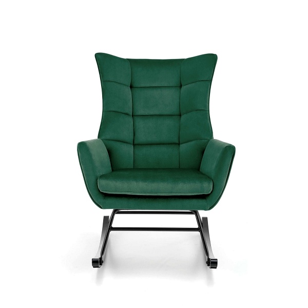 Fotel BAZALTO bujany c.zielony - Halmar