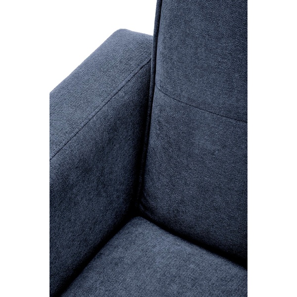 Sofa CORNELIUS rozkładana z funkcją narożnika niebieska - Halmar