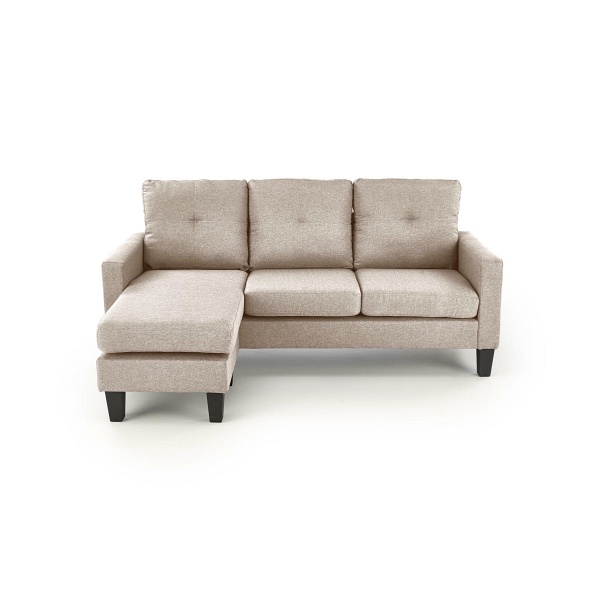 Sofa GERSON z podnóżkiem beżowy - Halmar