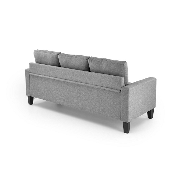Sofa GERSON z podnóżkiem popielaty - Halmar
