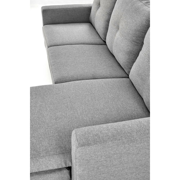 Sofa GERSON z podnóżkiem popielaty - Halmar