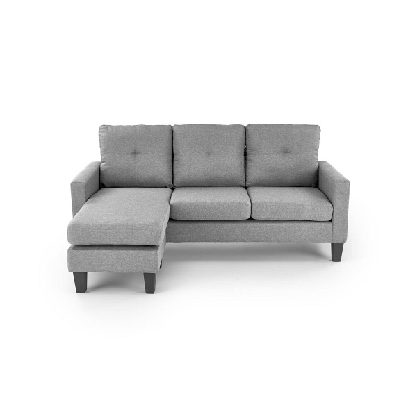 Sofa GERSON z podnóżkiem popielaty - Halmar
