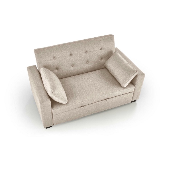 Sofa PAULINIO rozkładana, beżowy - Halmar