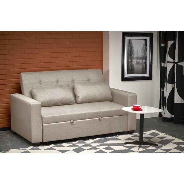 Sofa PAULINIO rozkładana, beżowy - Halmar