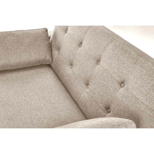 Sofa PAULINIO rozkładana, beżowy - Halmar