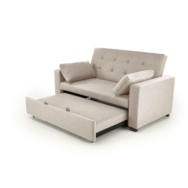 Sofa PAULINIO rozkładana, beżowy - Halmar
