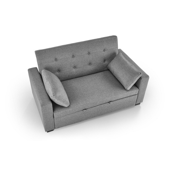 Sofa PAULINIO rozkładana, popielaty - Halmar