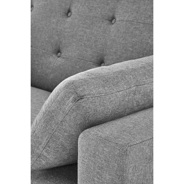 Sofa PAULINIO rozkładana, popielaty - Halmar