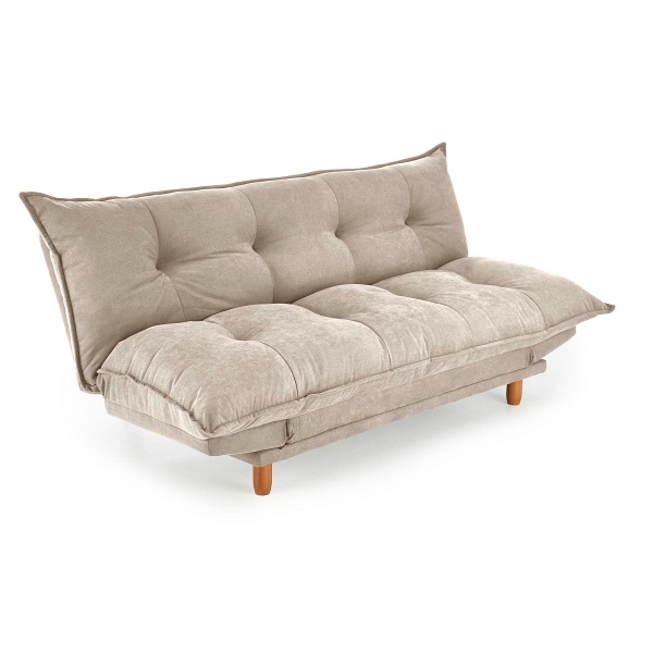 Sofa PILLOW rozkładana, beżowy - Halmar
