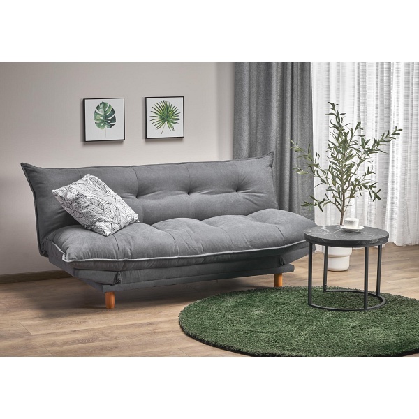 Sofa PILLOW rozkładana, popielaty - Halmar