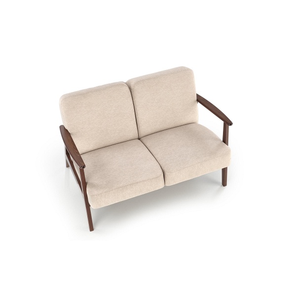 Sofa MILANO 2S - beżowy tap. Castel 15 - Halmar
