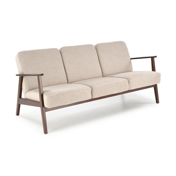 Sofa MILANO 3S - beżowy tap. Castel 15 - Halmar