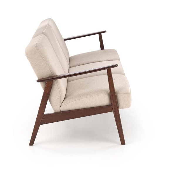 Sofa MILANO 3S - beżowy tap. Castel 15 - Halmar