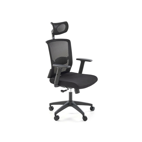 Fotel MASON gabinetowy czarny - Halmar
