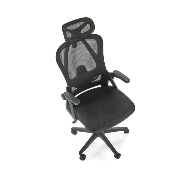 Fotel NEGRO gabinetowy czarny - Halmar