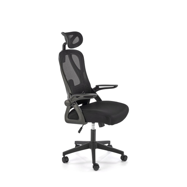 Fotel NEGRO gabinetowy czarny - Halmar