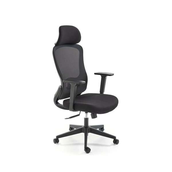 Fotel SONAR gabinetowy czarny - Halmar