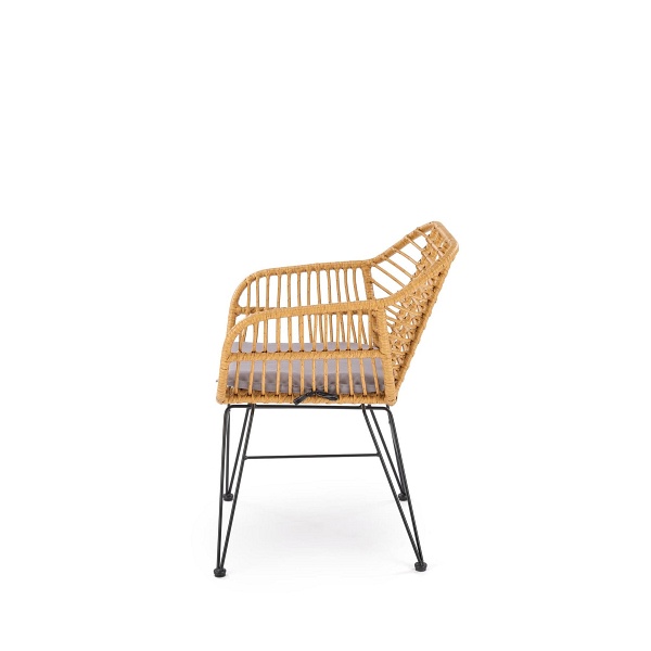 Krzesło K541 naturalny / popielaty - Halmar