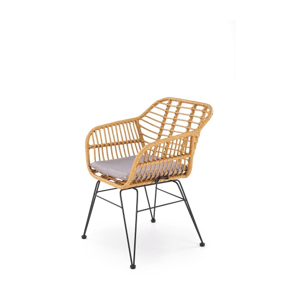 Krzesło K541 naturalny / popielaty - Halmar
