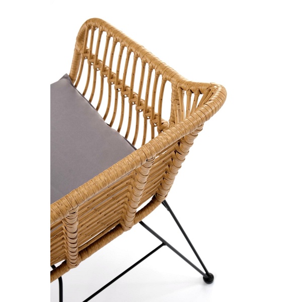 Krzesło K541 naturalny / popielaty - Halmar