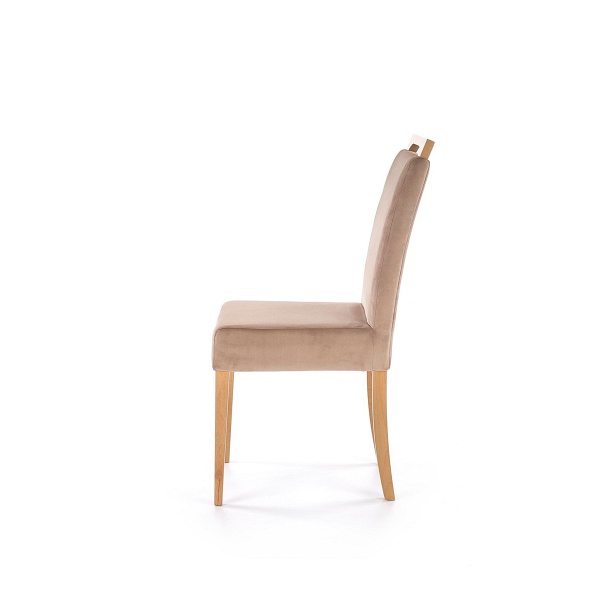 Krzesło CLARION dąb miodowy / tap: MONOLITH 09 - Halmar