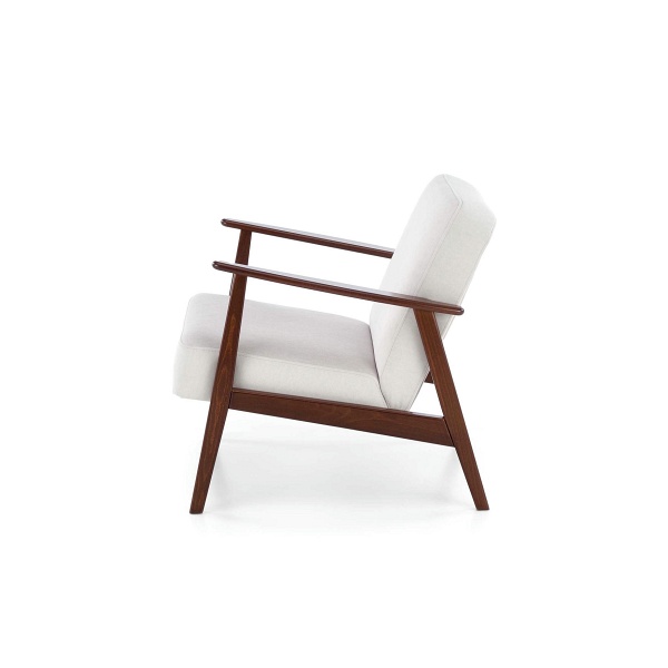 Fotel MILANO 1S - jasny beżowy tap. Castel 04 - Halmar