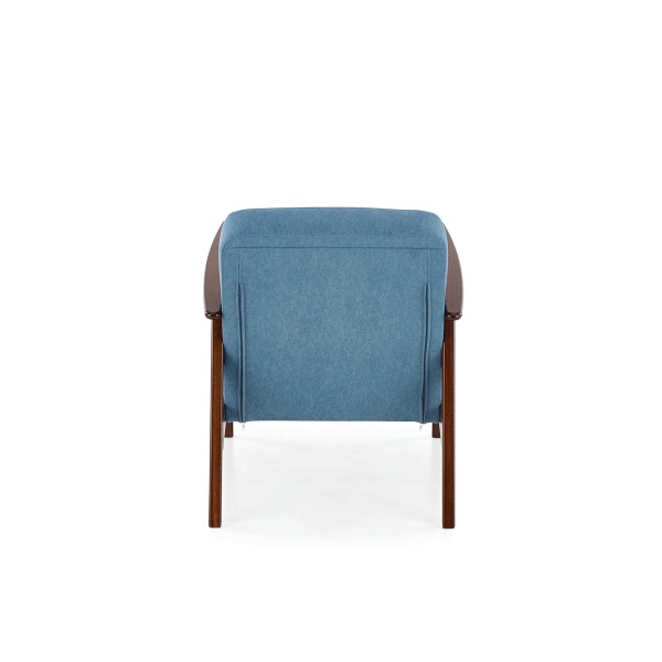 Fotel MILANO 1S - niebieski tap. Castel 74 - Halmar