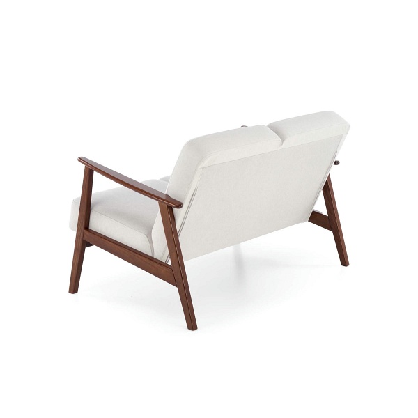 Sofa MILANO 2S - jasny beżowy tap. Castel 04 - Halmar