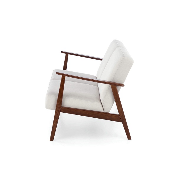 Sofa MILANO 2S - jasny beżowy tap. Castel 04 - Halmar