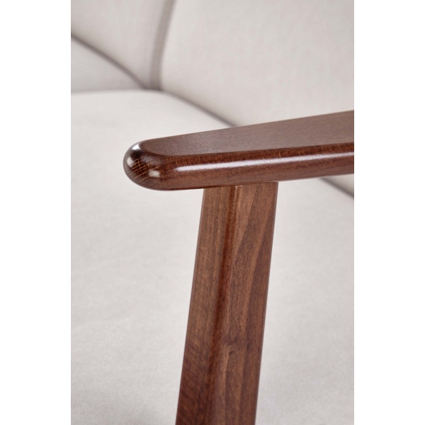 Sofa MILANO 2S - jasny beżowy tap. Castel 04 - Halmar