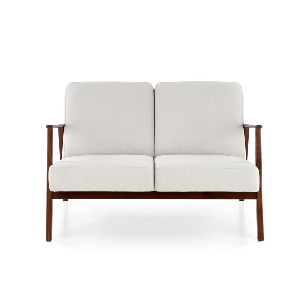 Sofa MILANO 2S - jasny beżowy tap. Castel 04 - Halmar