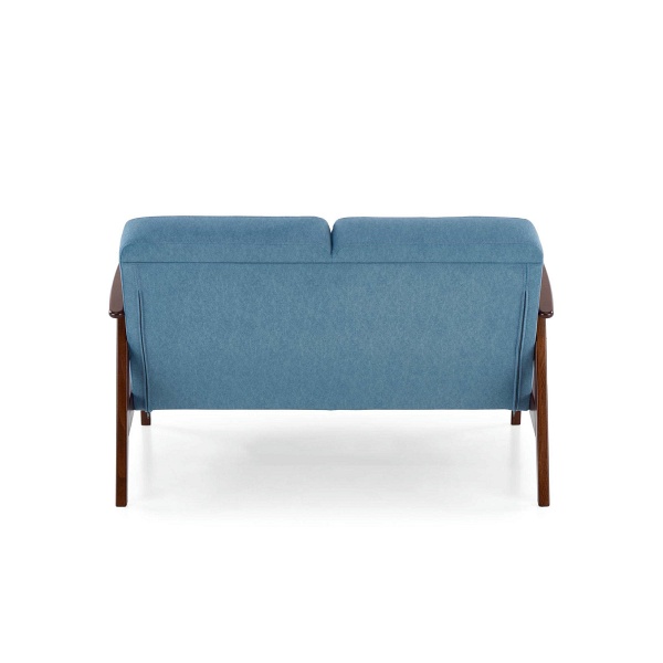 Sofa MILANO 2S - niebieski tap. Castel 74 - Halmar