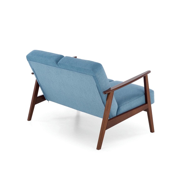 Sofa MILANO 2S - niebieski tap. Castel 74 - Halmar