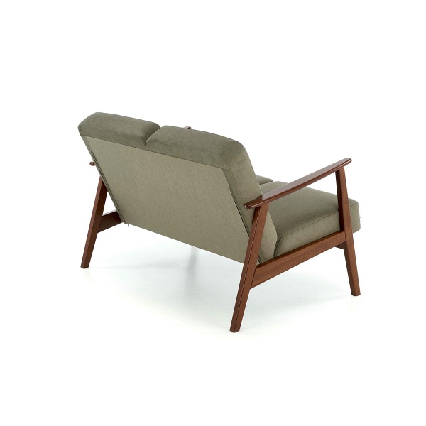 Sofa MILANO 2S - oliwkowy tap. Castel 39 - Halmar