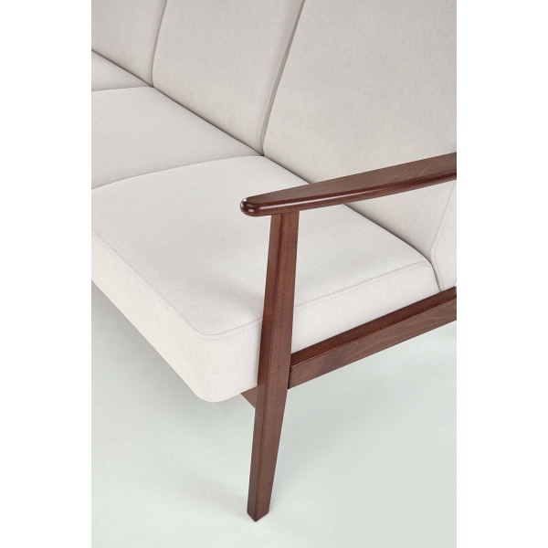 Sofa MILANO 3S - jasny beżowy tap. Castel 04 - Halmar