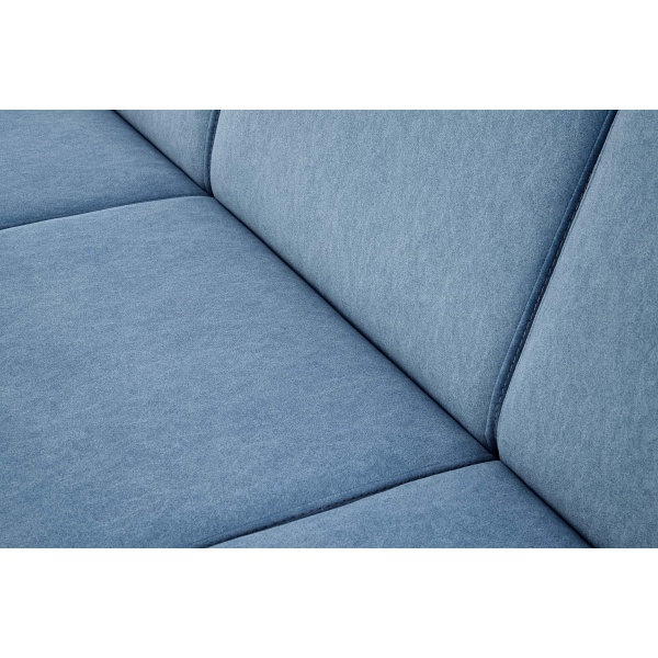 Sofa MILANO 3S - niebieski tap. Castel 74 - Halmar