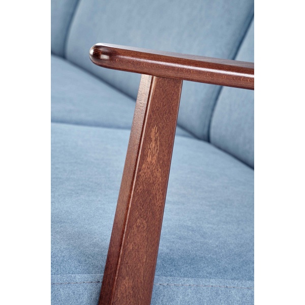 Sofa MILANO 3S - niebieski tap. Castel 74 - Halmar