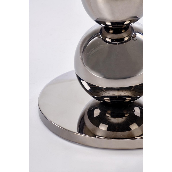 Ława CARLA , czarny / srebrny - Halmar